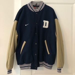 Cowboys letterman wool/leather jacket. Sz XL